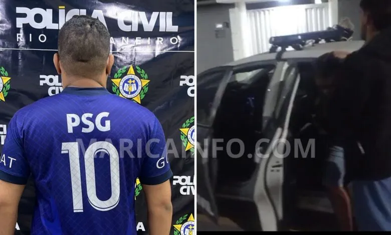 Itaipuaçu: Polícia Civil prende foragido acusado de ameaçar criança com arma de fogo 7 pr3s