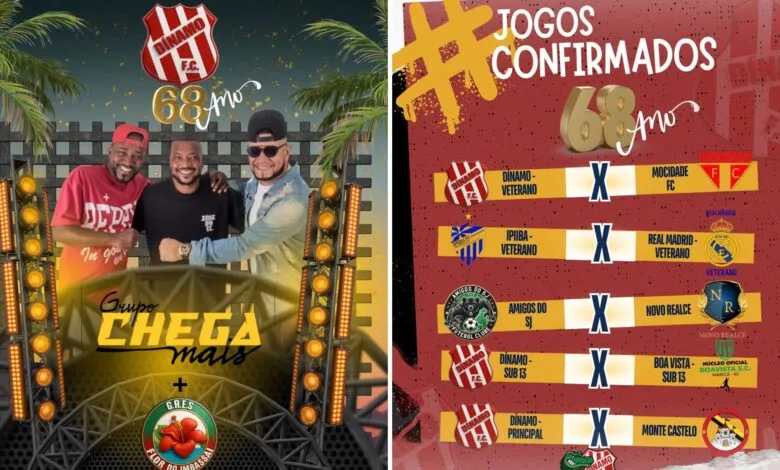 Maricá: Dínamo F.C. celebra 68 anos com show e rodada festiva em São José 11 dinamo