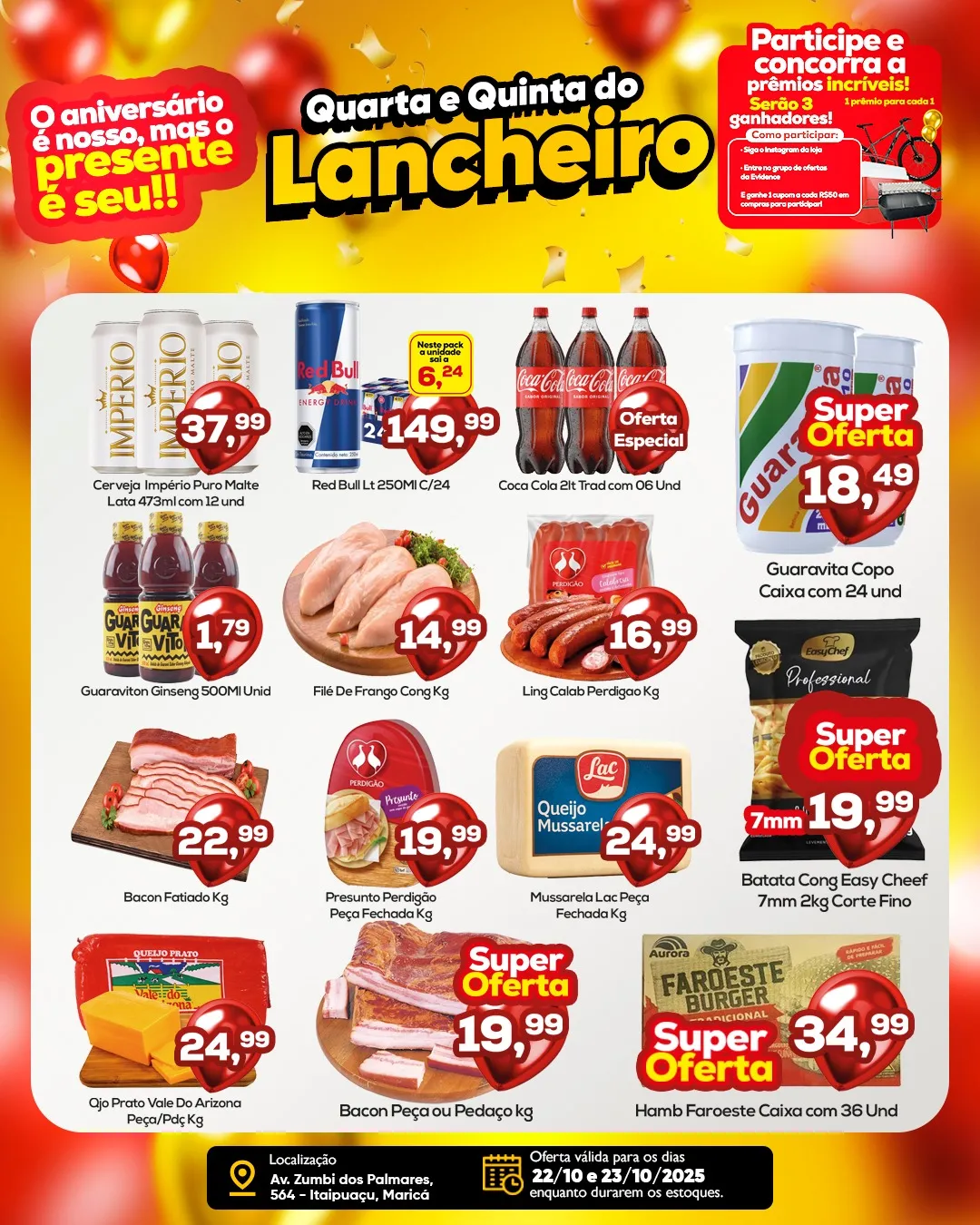 Itaipuaçu: Quarta e Quinta do Lancheiro no Evidence Foodbeer: confira as ofertas! 9 WhatsApp Image 2025 10 22 at 09.32.38 1