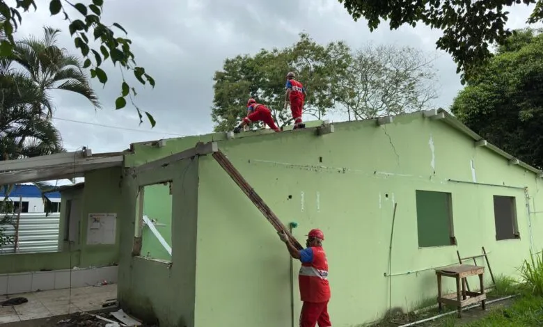 Maricá: Novo posto de saúde começa a sair do papel em Ubatiba 6 posto ubatiba obra